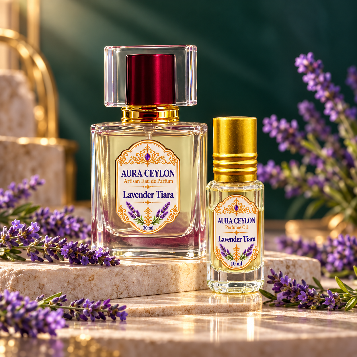 Lavender Tiara Eau de Parfum and perfume oil