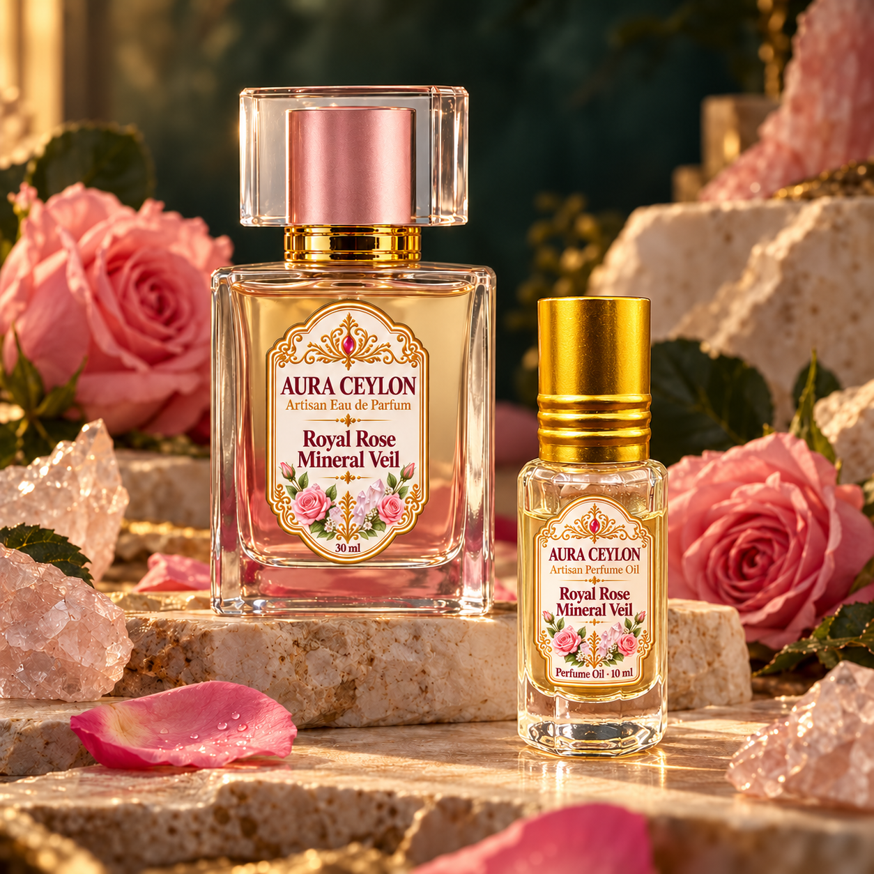 Royal Rose Mineral Veil Eau de Parfum and perfume oil